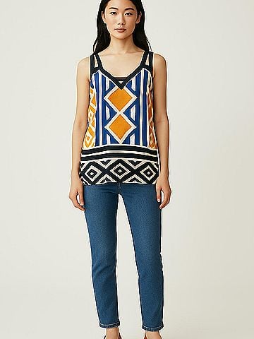 Ella Moss Sleeveless Silk Top (view 2)