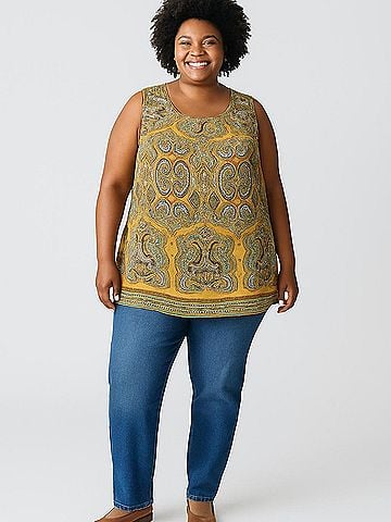Jones New York Signature Sleeveless Blouse (view 2)
