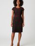 ML Monique Lhuillier Tweed Black Cocktail Dress Size 6 - photo 2