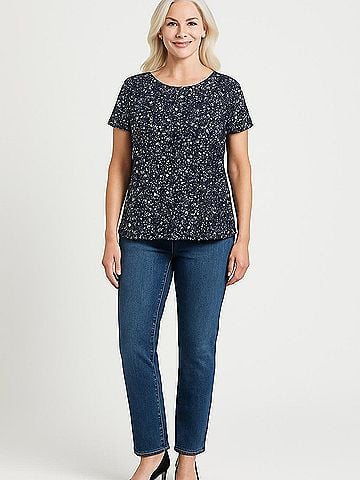 Adrianna Papell Short Sleeve Top (view 2)