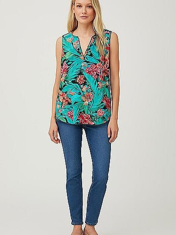 Adrianna Papell Sleeveless Blouse (view 2)