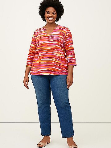 Ruby Rd. 3/4 Sleeve Blouse (view 2)