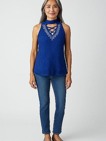 Mi ami Sleeveless Blouse (view 2)