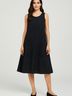 Gracia 100% Cotton Black Casual Dress Size S - photo 2