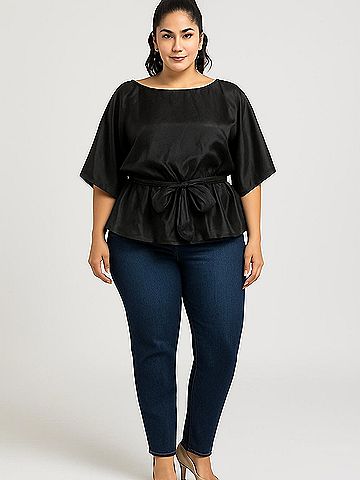 Ellen Weaver 3/4 Sleeve Blouse (view 2)