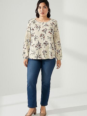 Allison Joy 3/4 Sleeve Blouse (view 2)