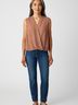 Left Coast by Dolan 100% Polyester Orange Sleeveless Blouse Size M - photo 2
