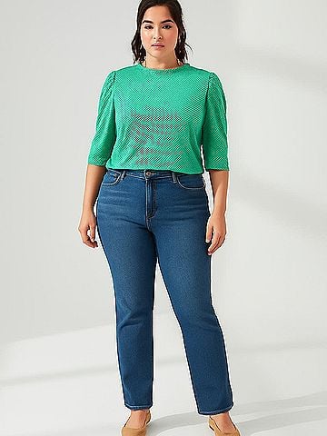 Adrianna Papell 3/4 Sleeve Top (view 2)