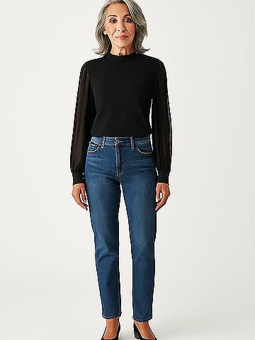 Adrianna Papell Long Sleeve Top (view 2)