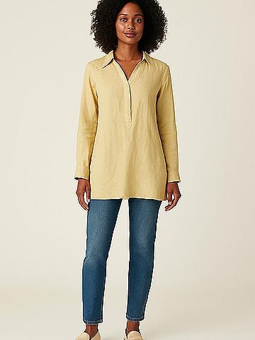 Theory 3/4 Sleeve Button-Down Shirt (view 2)