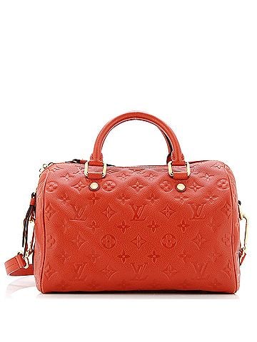 Louis Vuitton Speedy Bandouliere Bag Monogram Empreinte Leather 25 (view 1)