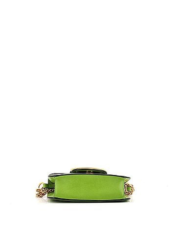 Valentino Garavani VLogo Loco Flap Shoulder Bag Leather Small (view 2)