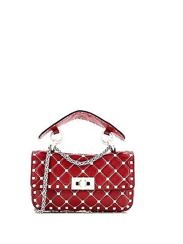 Valentino Garavani Free Rockstud Spike Flap Bag Quilted Leather Small (view 1)