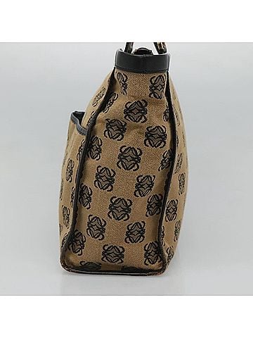 Loewe Anagram Beige Canvas Tote Bag (view 2)