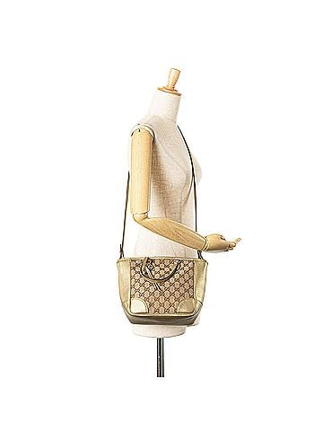 Gucci Small GG Canvas Bree Satchel (view 2)