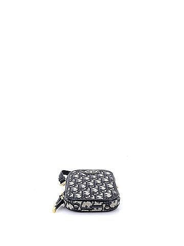 Christian Dior 30 Montaigne Phone Holder on Chain Oblique Canvas (view 2)