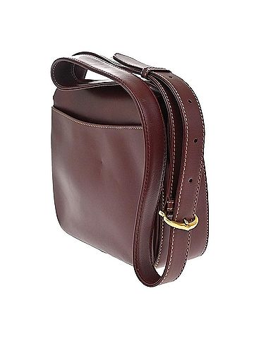 Cartier Must De  Burgundy Leather Shoulder Bag (view 2)