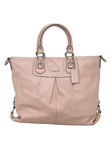 Coach Ashley Pink Leather Handbag (view 1)