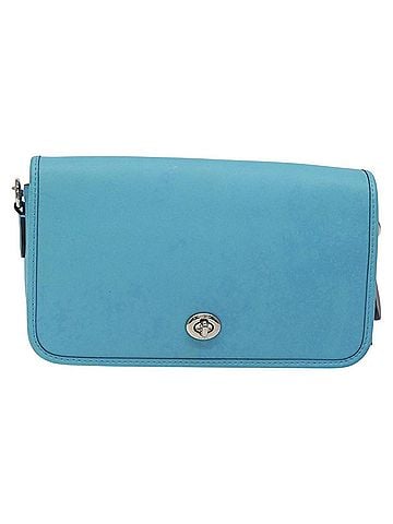 Coach Legacy Blue Leather Shoulder Bag (view 1)
