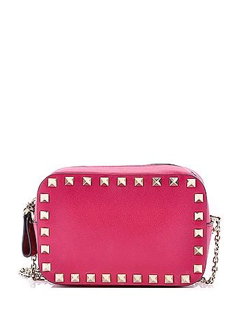 Valentino Garavani Rockstud Chain Camera Crossbody Bag Leather Small (view 1)