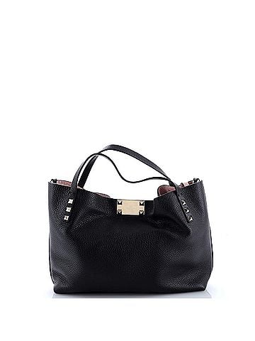 Valentino Garavani Rockstud Convertible Flip Lock Tote Leather Small (view 2)