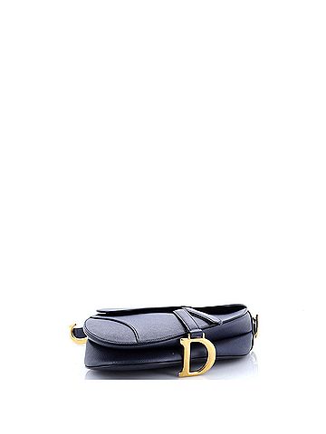 Christian Dior Saddle Handbag Leather Medium (view 2)