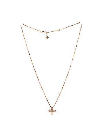 Louis Vuitton Star Blossom Pendant Necklace 18K Rose Gold and Diamonds (view 2)