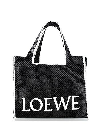 Loewe Paula's Ibiza Logo Tote Raffia Large (view 1)