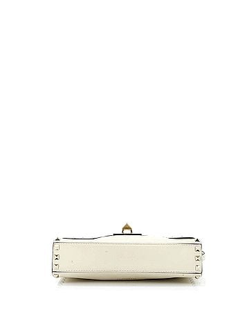 Valentino Garavani Rockstud Flip Lock Flap Bag Leather Medium (view 2)