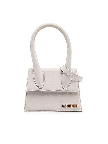 Jacquemus Croc Embossed Calfskin Le Chiquito Moyen (view 1)