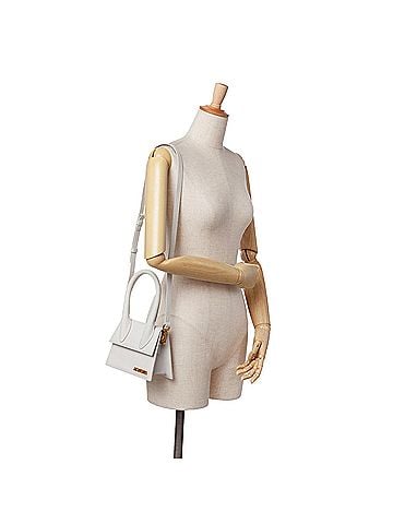 Jacquemus Croc Embossed Calfskin Le Chiquito Moyen (view 2)