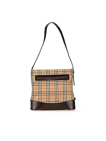 Burberry Haymarket Check Canvas Shoulder Bag (view 1)