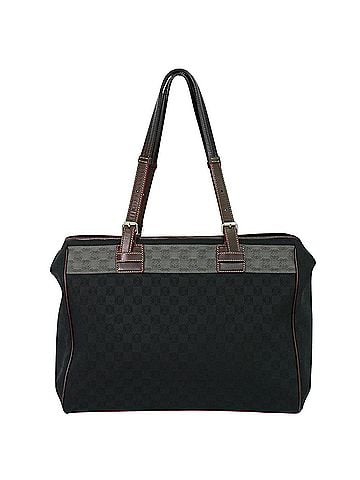 Loewe Anagram Black Canvas Tote Bag (view 1)