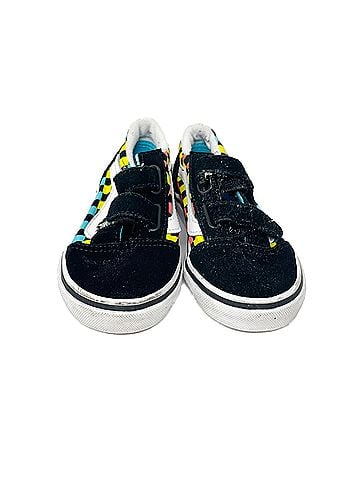 Vans Sneaker Kids Vans Old Skool V Checkerboard 107452 Black Casual Size 8 (view 2)