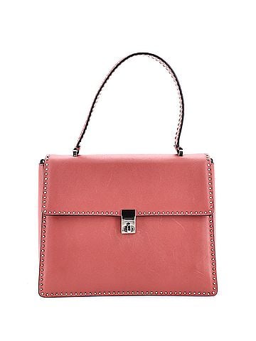 Valentino Garavani Turnlock Top Handle Bag Leather with Micro Rockstuds Medium (view 1)