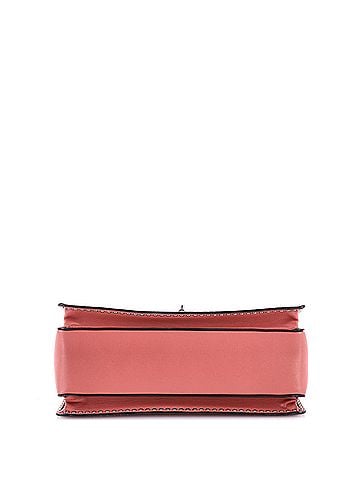 Valentino Garavani Turnlock Top Handle Bag Leather with Micro Rockstuds Medium (view 2)