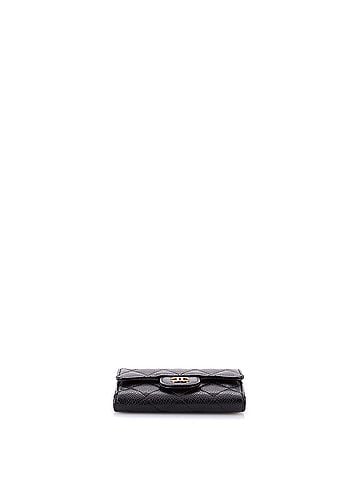 Chanel Classic Flap Card Case Quilted Caviar (view 2)