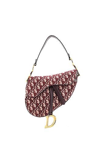 Christian Dior Saddle Handbag Oblique Canvas Medium (view 1)