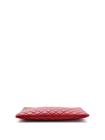 Chanel O Case Clutch Quilted Lambskin Large (view 2)