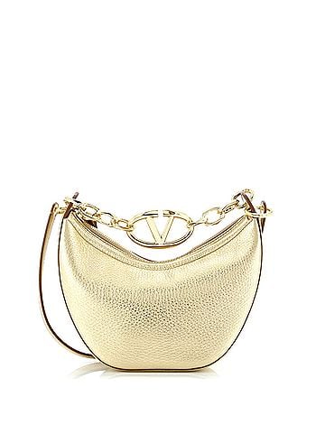 Valentino Garavani Vlogo Moon Hobo Leather Mini (view 1)