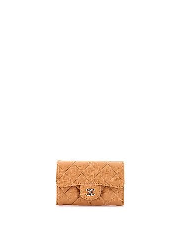 Chanel Classic Flap Card Case Quilted Caviar (view 1)