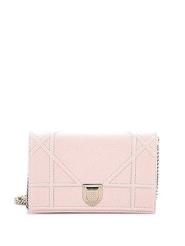 Christian Dior Diorama Wallet on Chain Leather (view 1)