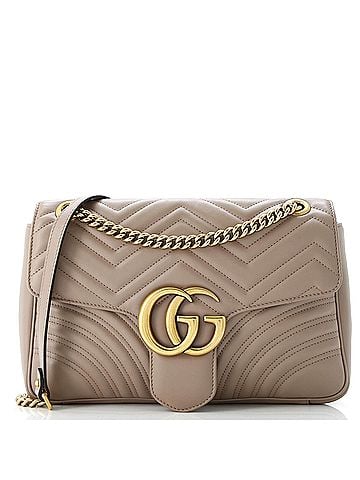 Gucci GG Marmont Flap Bag Matelasse Leather Medium (view 1)