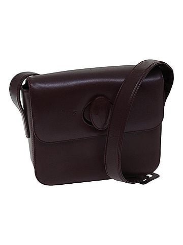 Cartier Must De  Burgundy Leather Shoulder Bag (view 1)