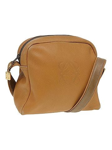 Loewe Anagram Brown Leather Shoulder Bag (view 1)