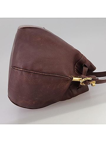 Cartier Must De  Burgundy Leather Shoulder Bag (view 2)