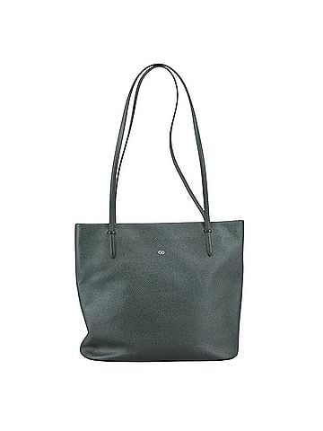 Valentino Garavani V Logo Grey Leather Tote Bag (view 1)