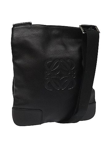 Loewe Anagram Black Leather Shoulder Bag (view 1)