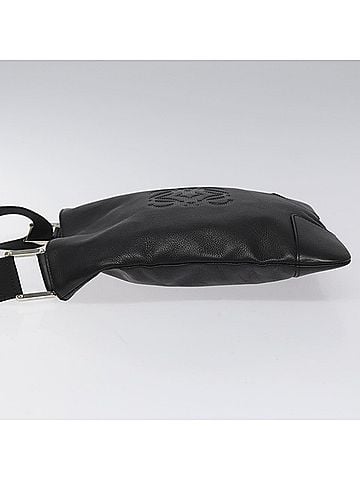 Loewe Anagram Black Leather Shoulder Bag (view 2)