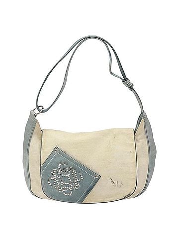 Loewe Anagram Beige Canvas Shoulder Bag (view 1)
